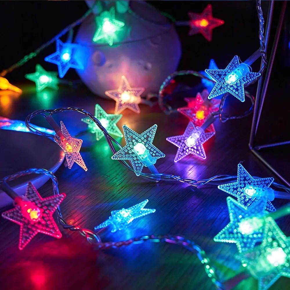 LED Twinkle Star Fairy String Lights | JOLLIFABLE™