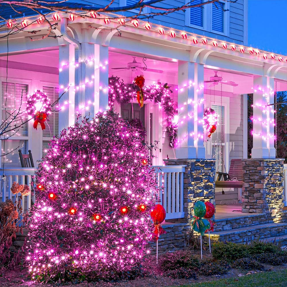 2 Pack Total 400LED Solar String Lights, Christmas Solar Outdoor Lights Party Yard Decoration | JOLLIFABLE™