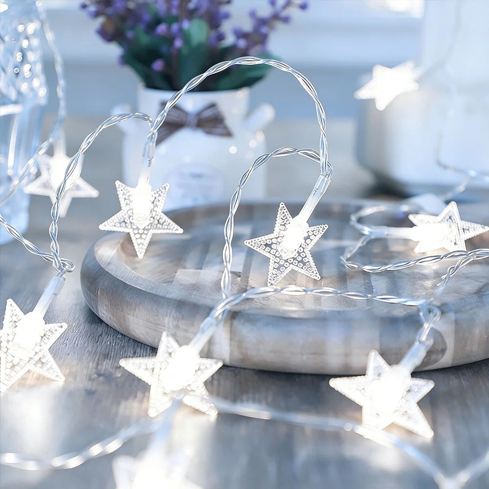 LED Twinkle Star Fairy String Lights | JOLLIFABLE™