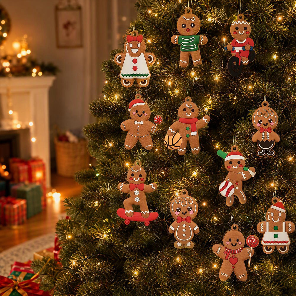 Gingerbread Man Christmas Ornaments for Christmas Tree Decorations | JOLLIFABLE™