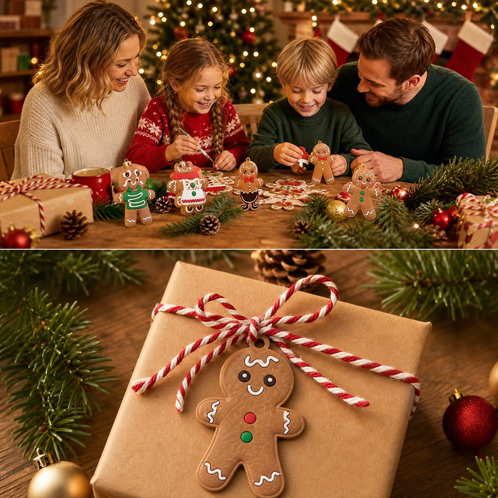 Gingerbread Man Christmas Ornaments for Christmas Tree Decorations | JOLLIFABLE™
