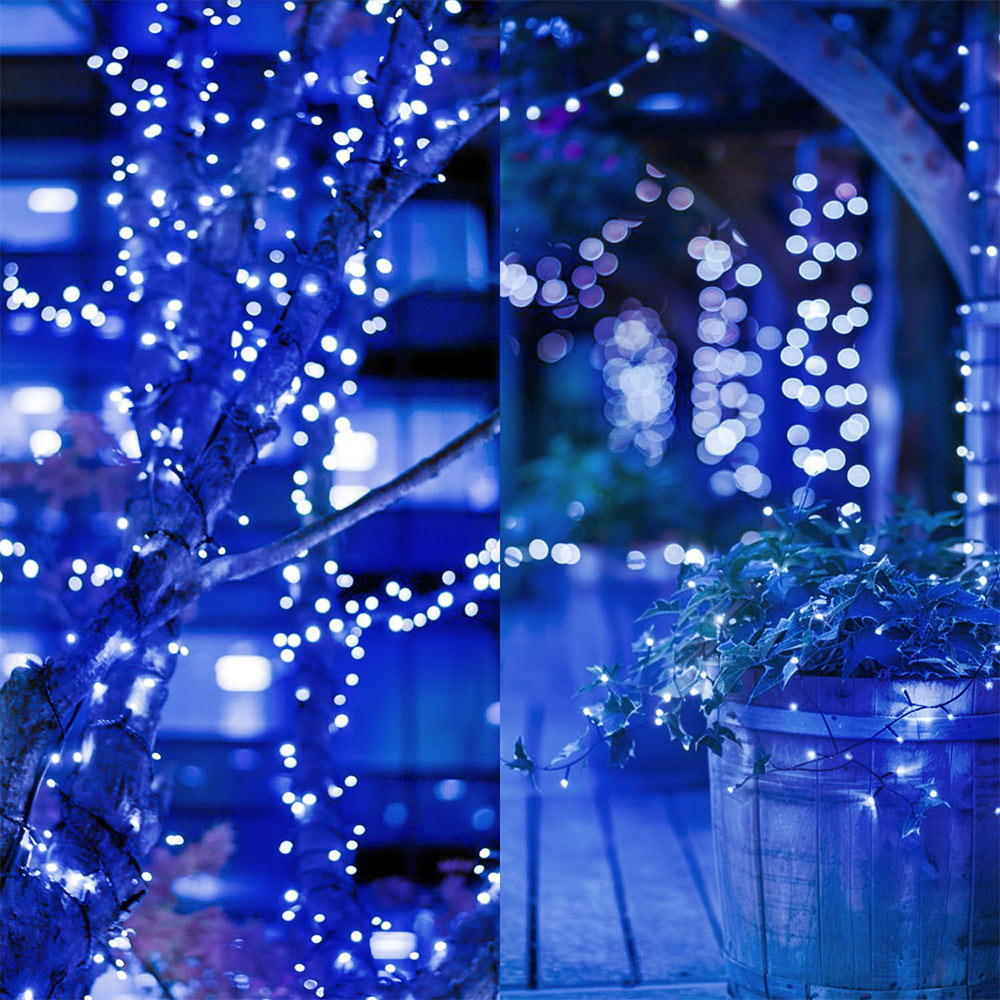 2 Pack Total 400LED Solar String Lights, Christmas Solar Outdoor Lights Party Yard Decoration | JOLLIFABLE™