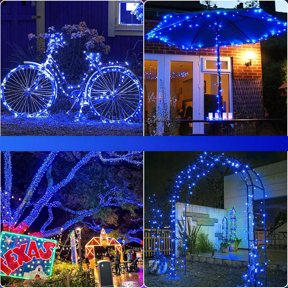2 Pack Total 400LED Solar String Lights, Christmas Solar Outdoor Lights Party Yard Decoration | JOLLIFABLE™