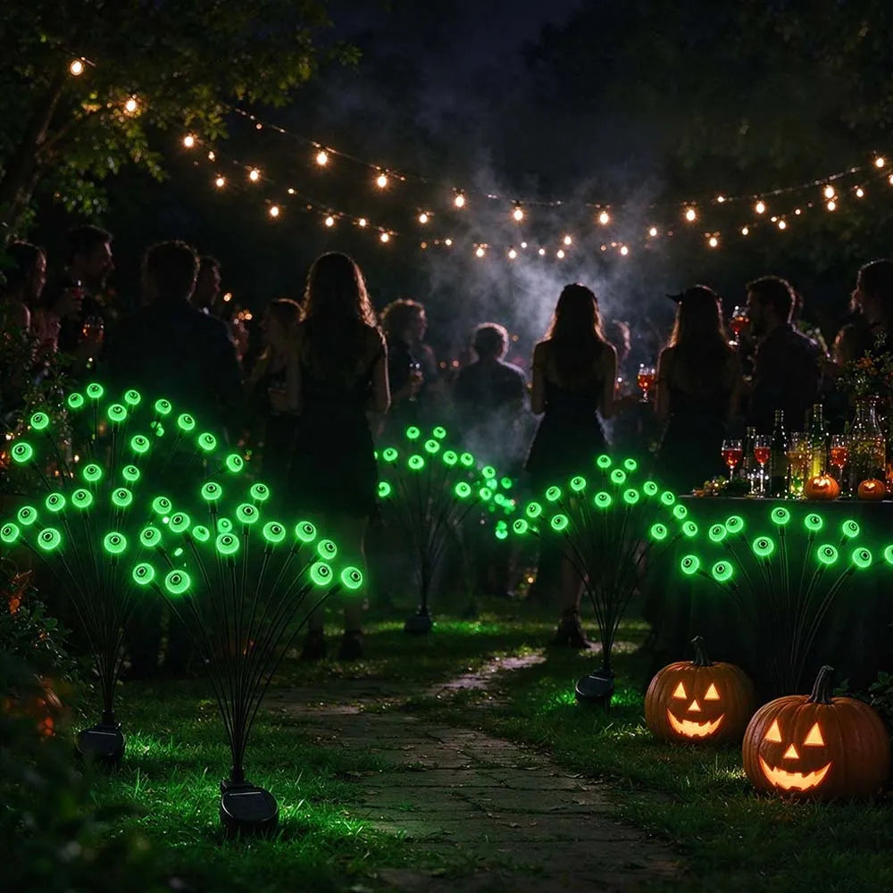Outdoor Solar Scary Eyeball Lights 12LED Halloween Decorations| JOLLIFABLE™