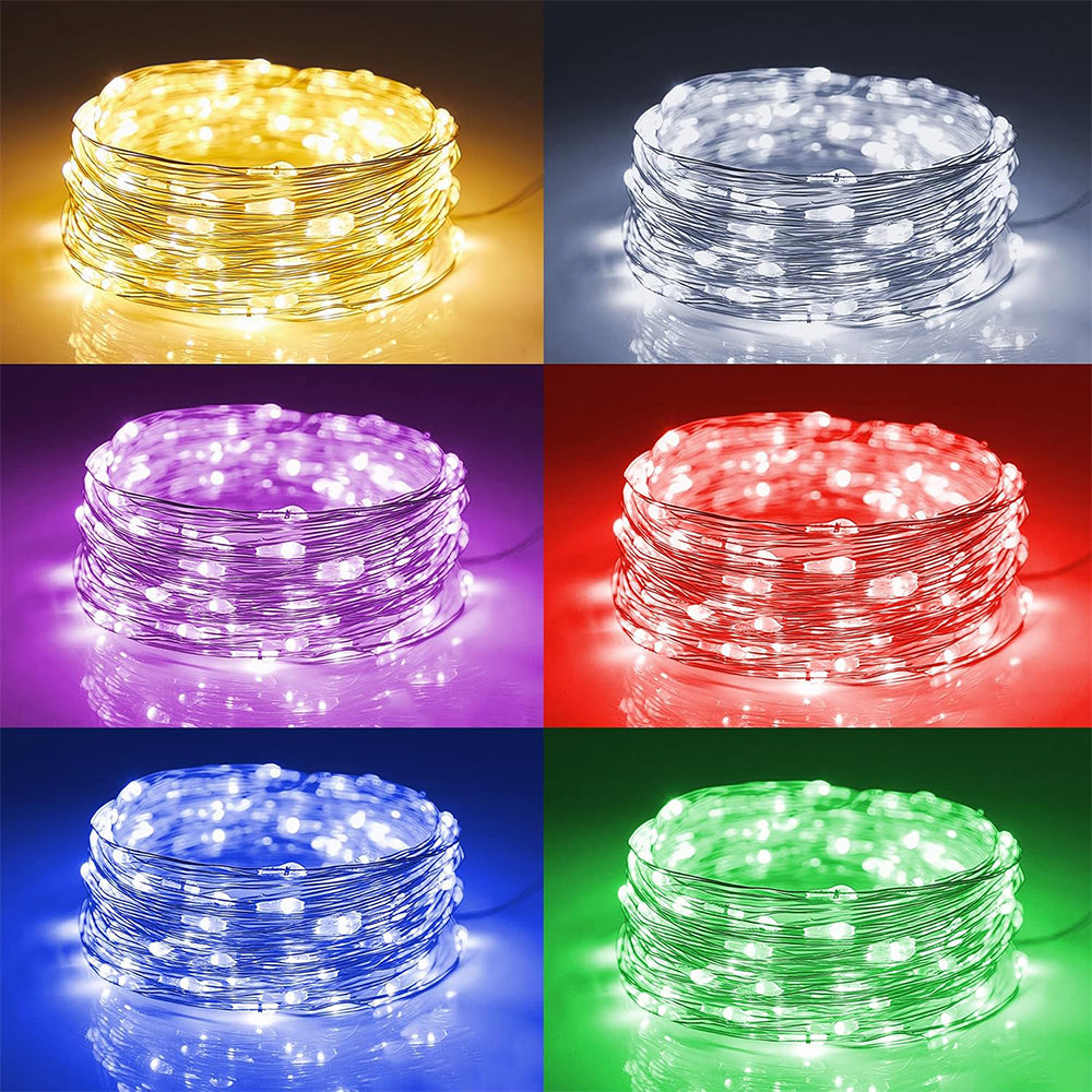 Multi Color LED Fairy Lights Battery Operated for Xmas Decor | JOLLIFABLE™