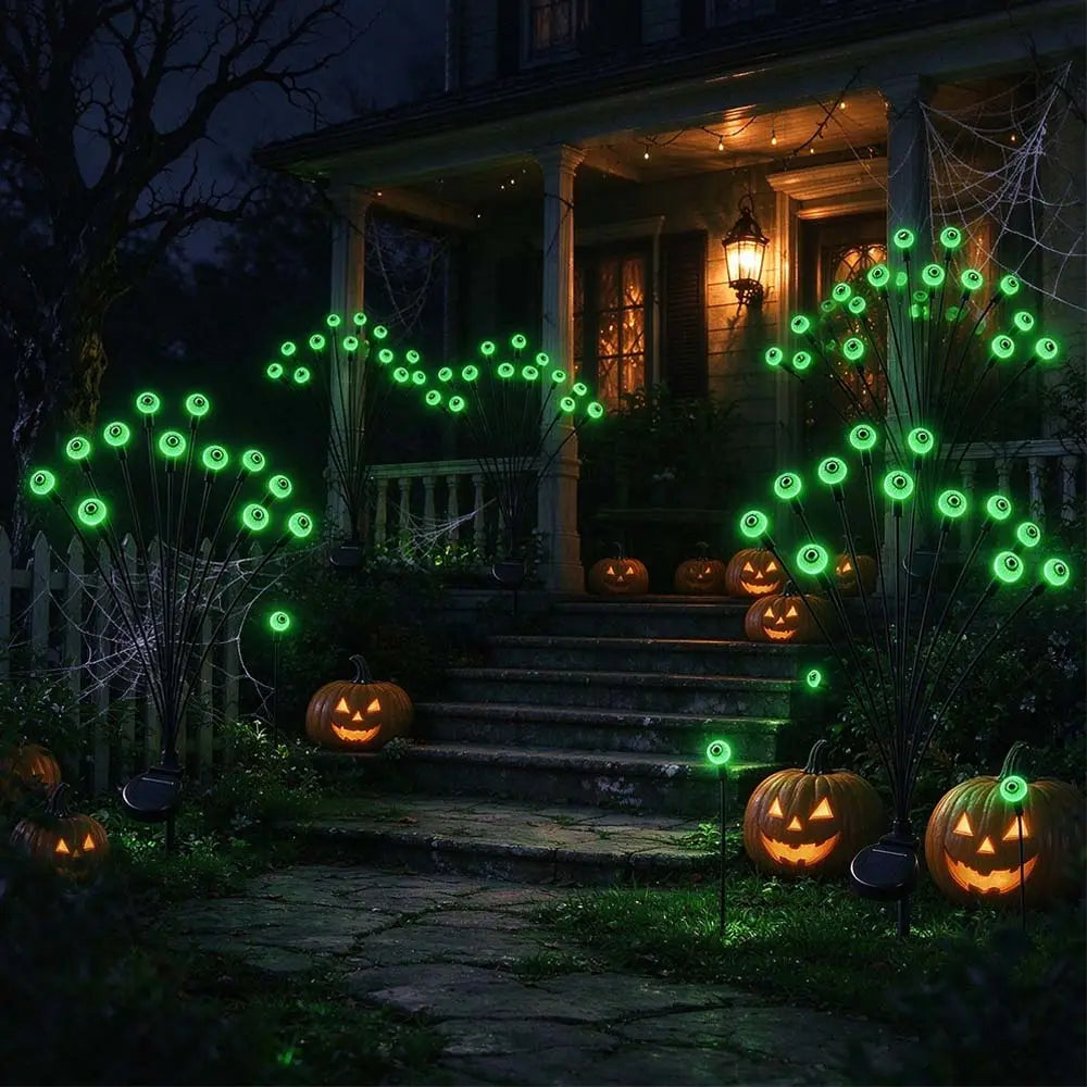 Outdoor Solar Scary Eyeball Lights 12LED Halloween Decorations| JOLLIFABLE™