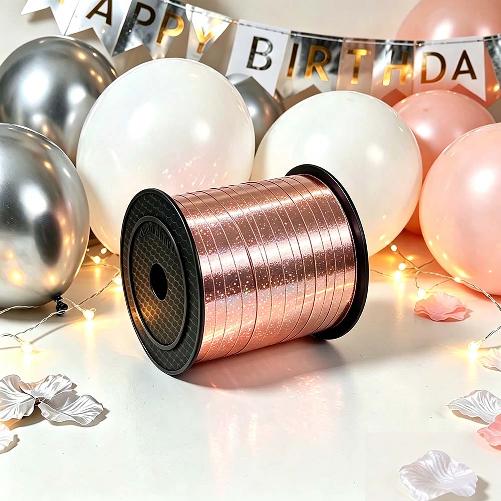 500 Yards Ribbon Curling Crimped Shiny Metallic Roll for Gift Wrapping Ribbon for Birthday Party Festival | JOLLIFABLE™