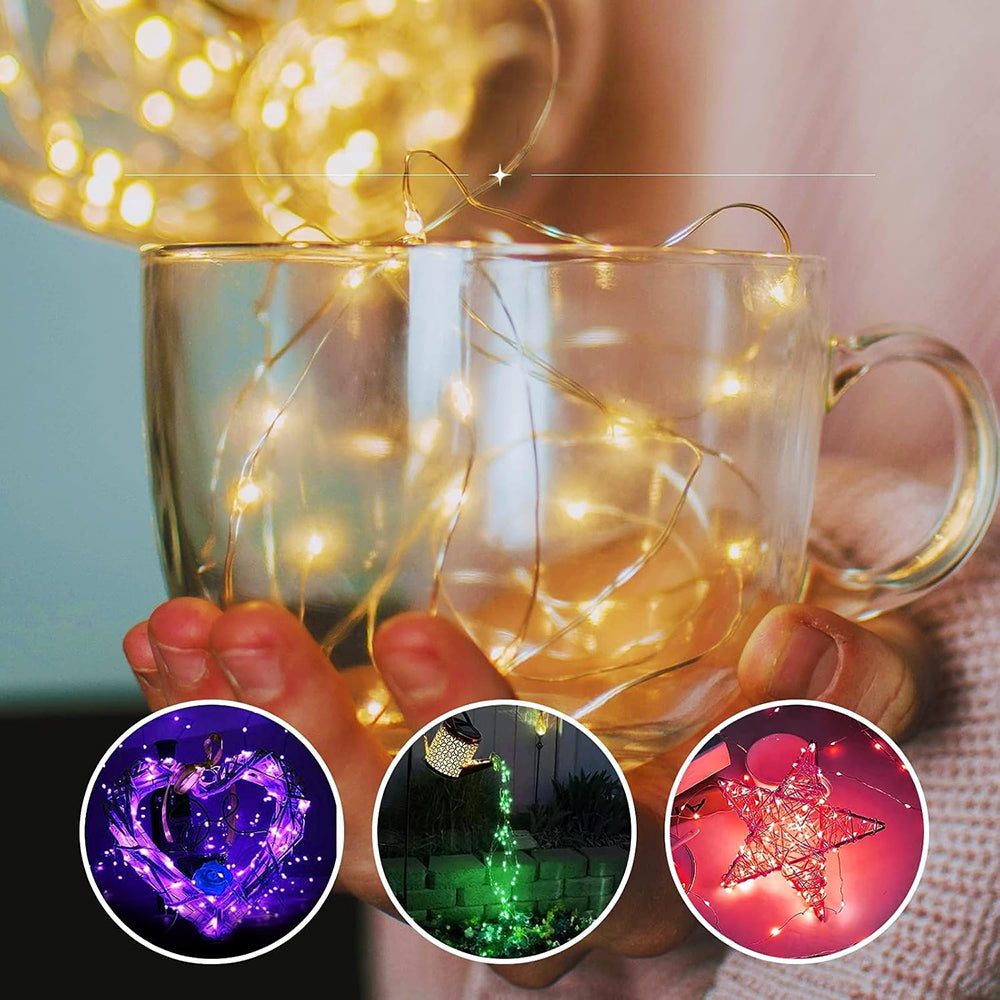 Multi Color LED Fairy Lights Battery Operated for Xmas Decor | JOLLIFABLE™