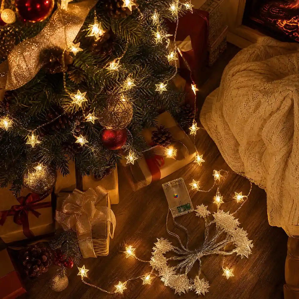LED Twinkle Star Fairy String Lights | JOLLIFABLE™