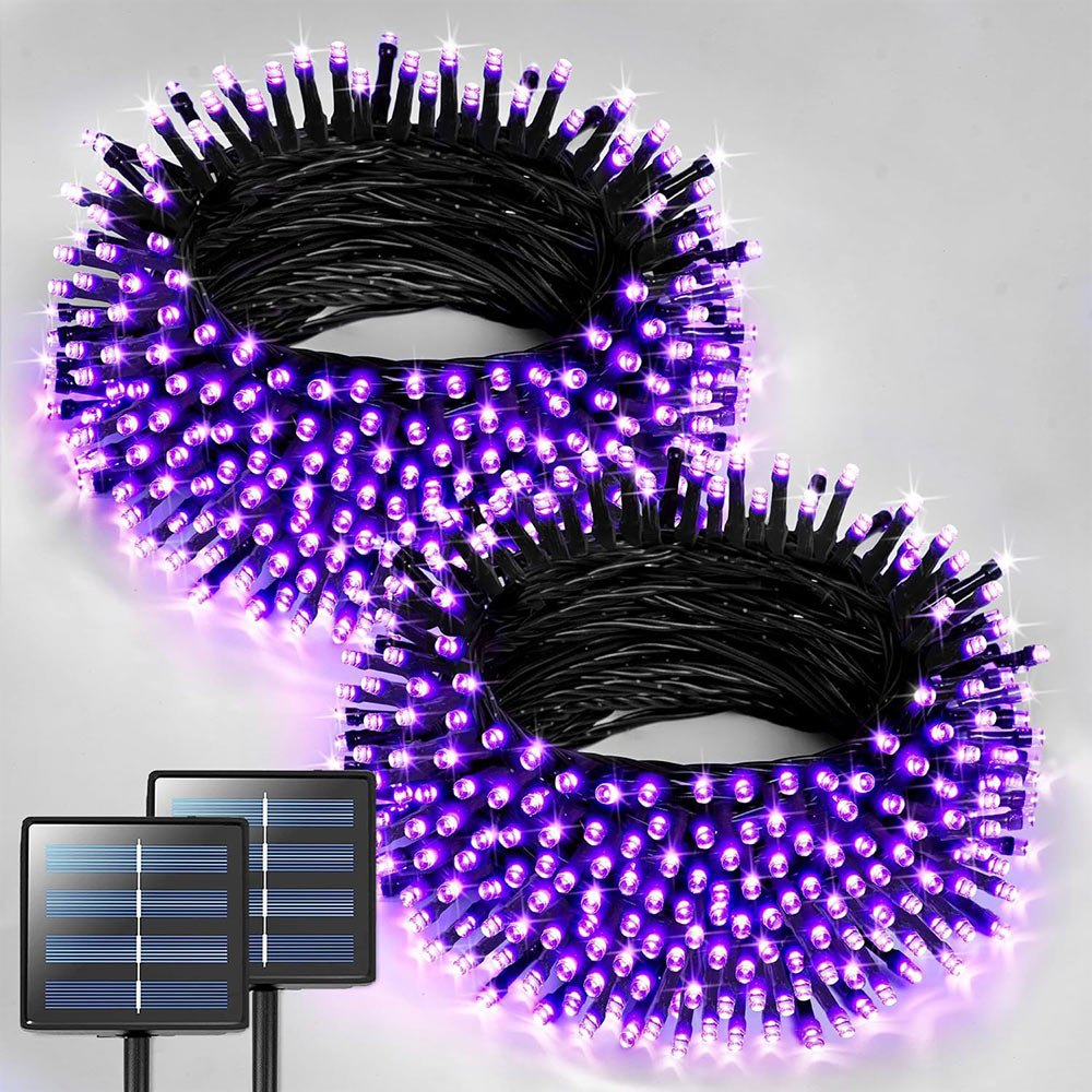 2 Pack Total 400LED Solar String Lights, Christmas Solar Outdoor Lights Party Yard Decoration | JOLLIFABLE™