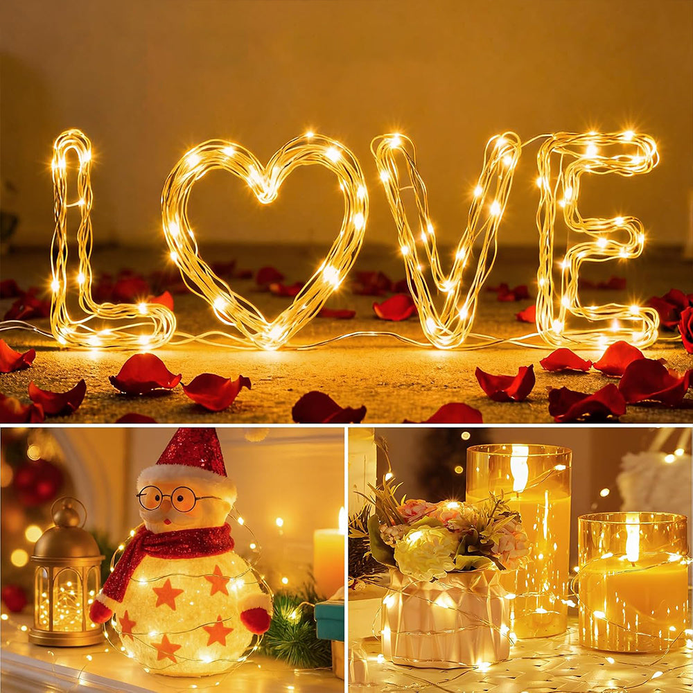 Multi Color LED Fairy Lights Battery Operated for Xmas Decor | JOLLIFABLE™