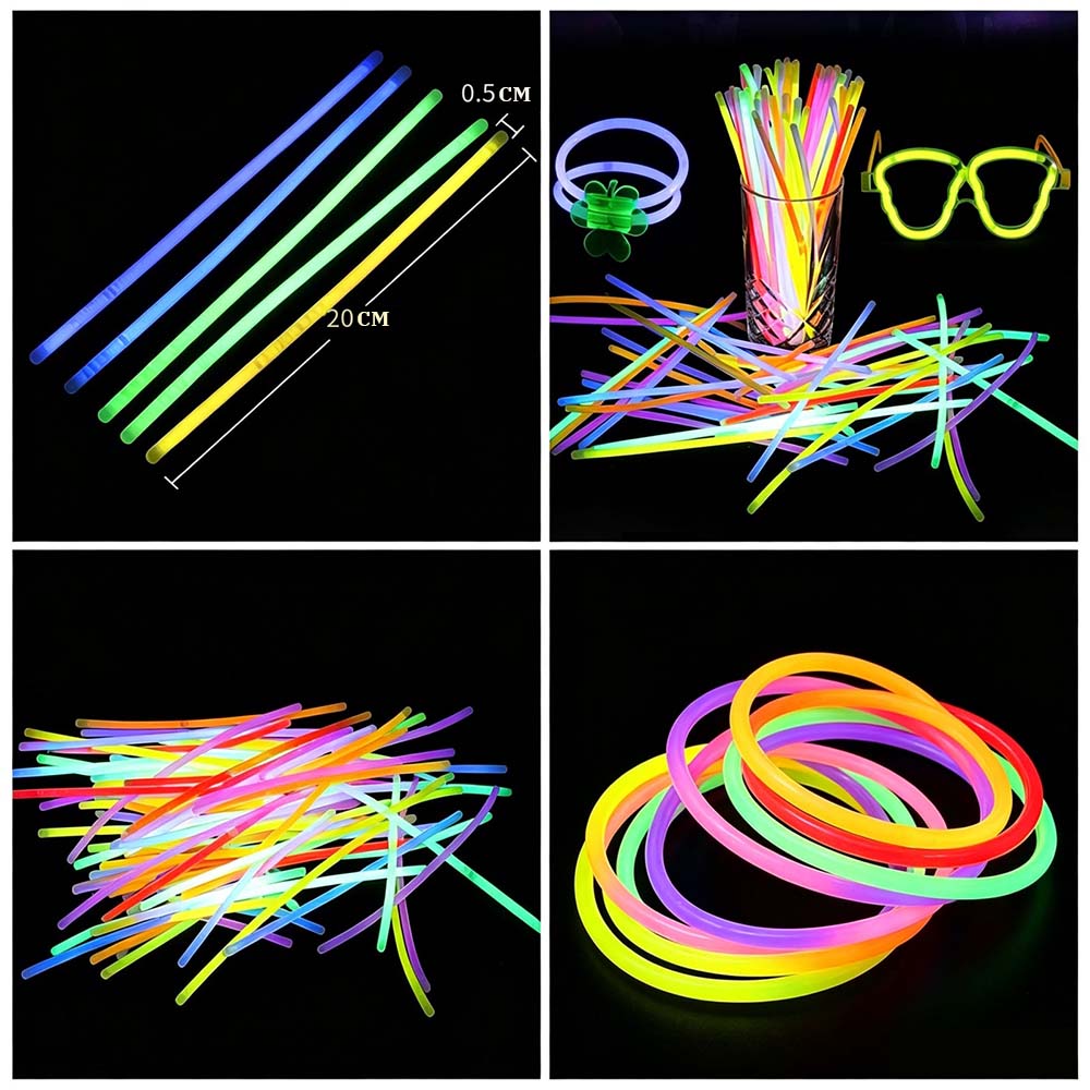 205 PCS Glow Sticks Party Pack for Party Halloween Concert | JOLLIFABLE™