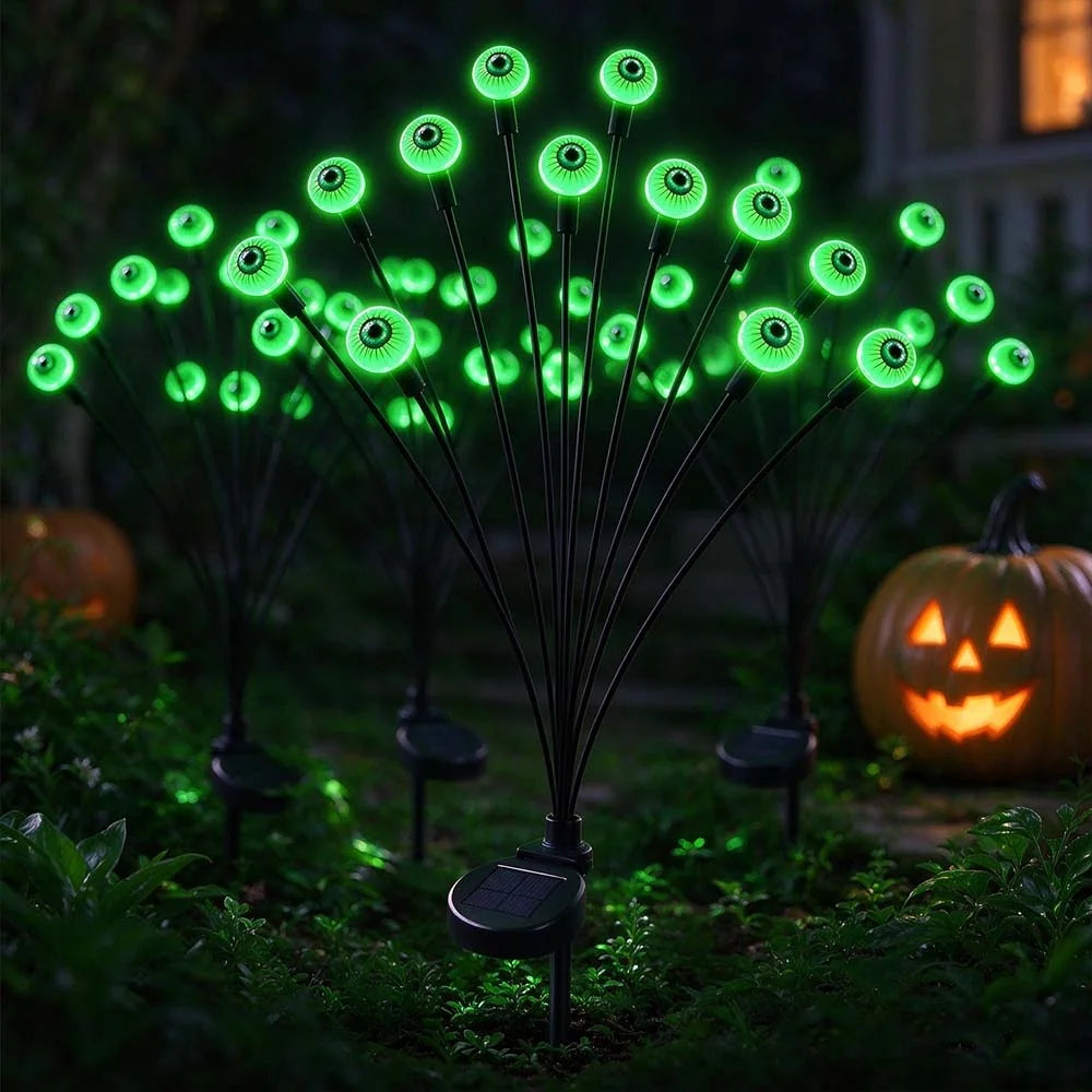 Outdoor Solar Scary Eyeball Lights 12LED Halloween Decorations| JOLLIFABLE™