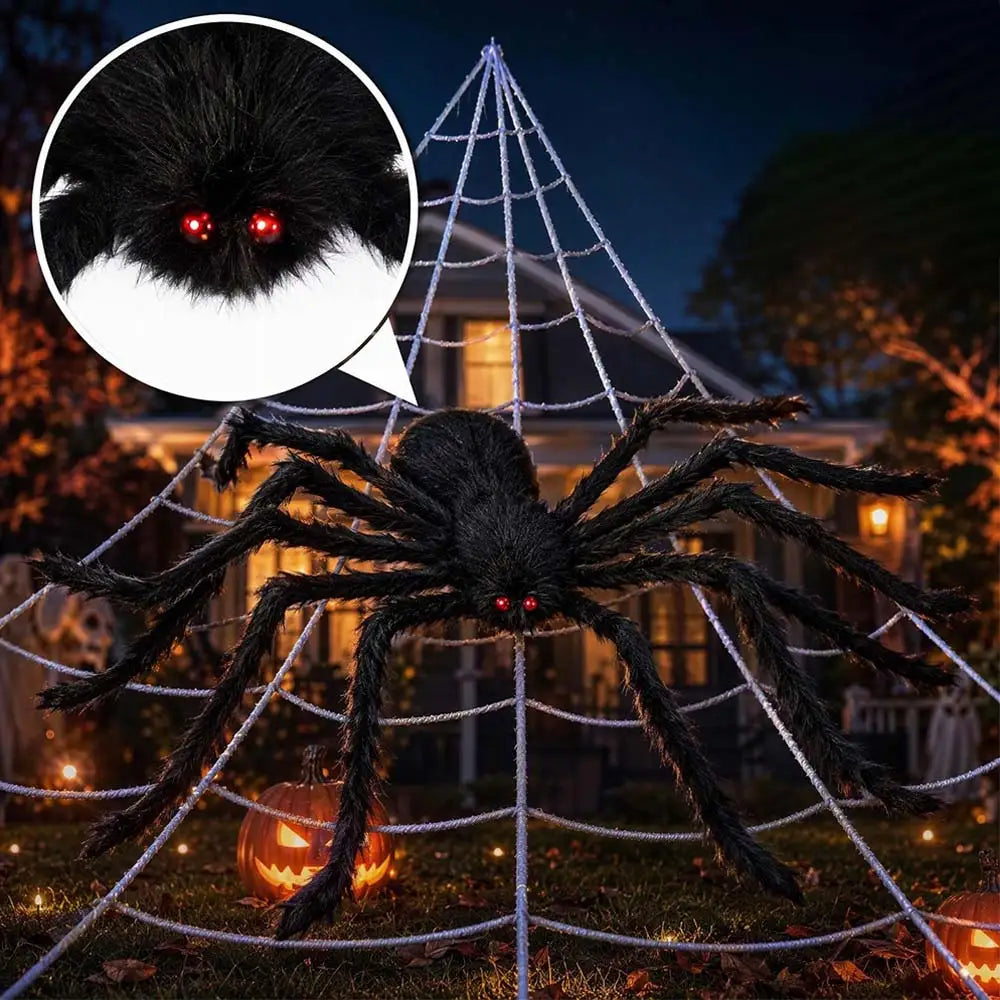 Halloween Decorations Spider Web Outdoor Spider Décor | JOLLIFABLE™