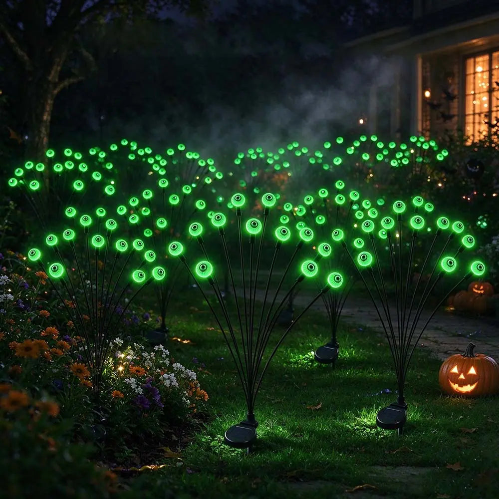 Outdoor Solar Scary Eyeball Lights 12LED Halloween Decorations| JOLLIFABLE™