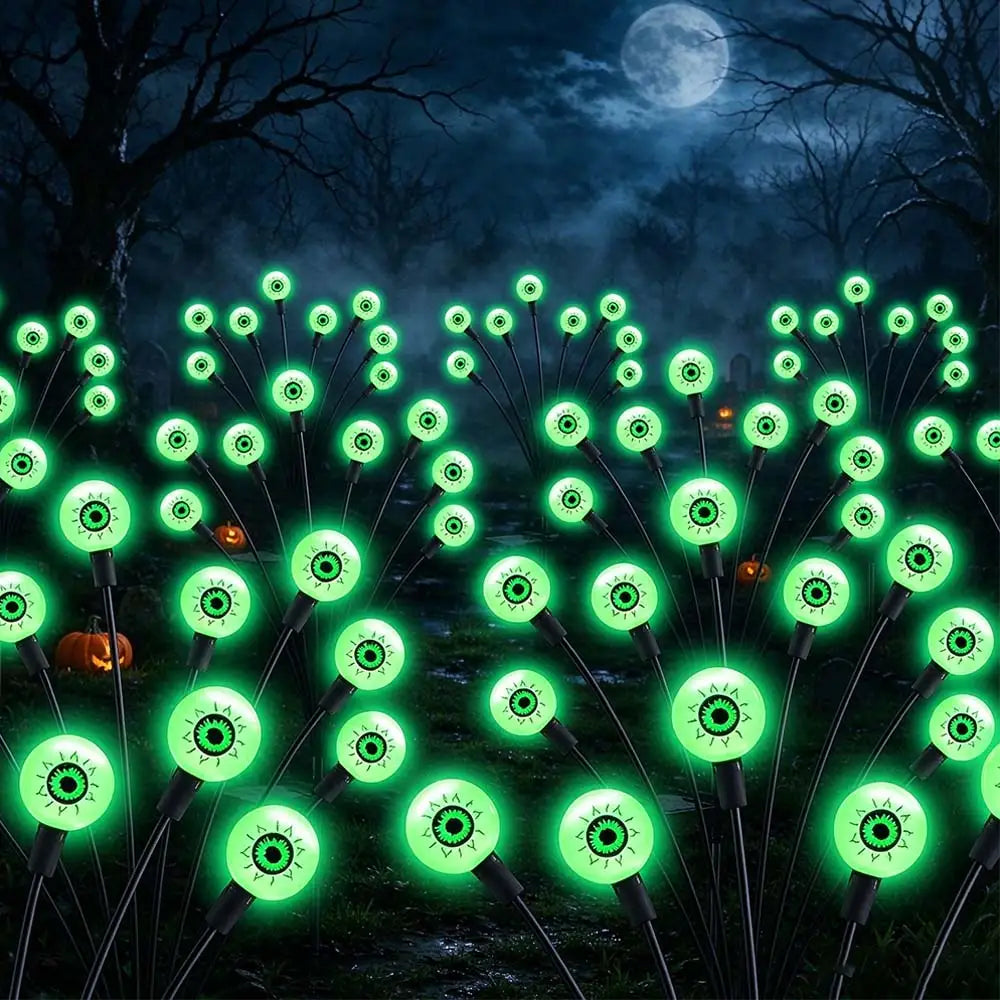 Outdoor Solar Scary Eyeball Lights 12LED Halloween Decorations| JOLLIFABLE™