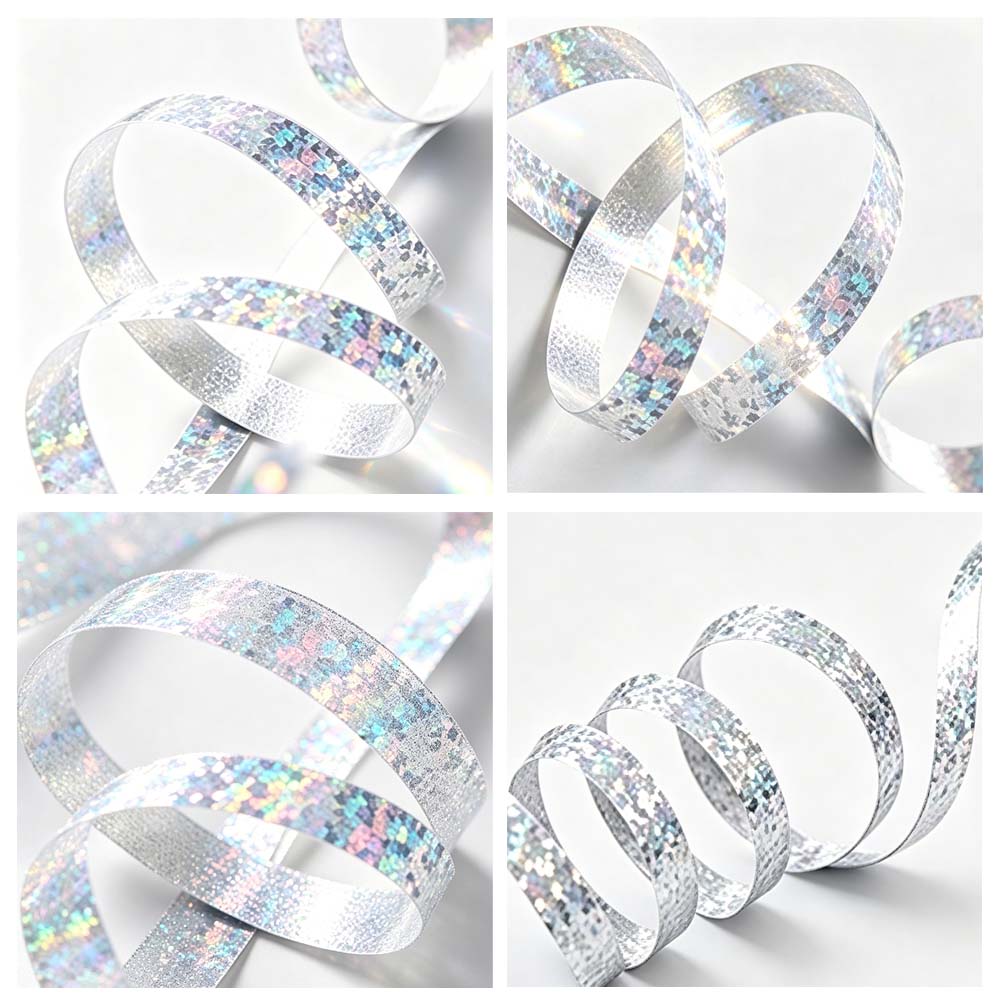 500 Yards Ribbon Curling Crimped Shiny Metallic Roll for Gift Wrapping Ribbon for Birthday Party Festival | JOLLIFABLE™