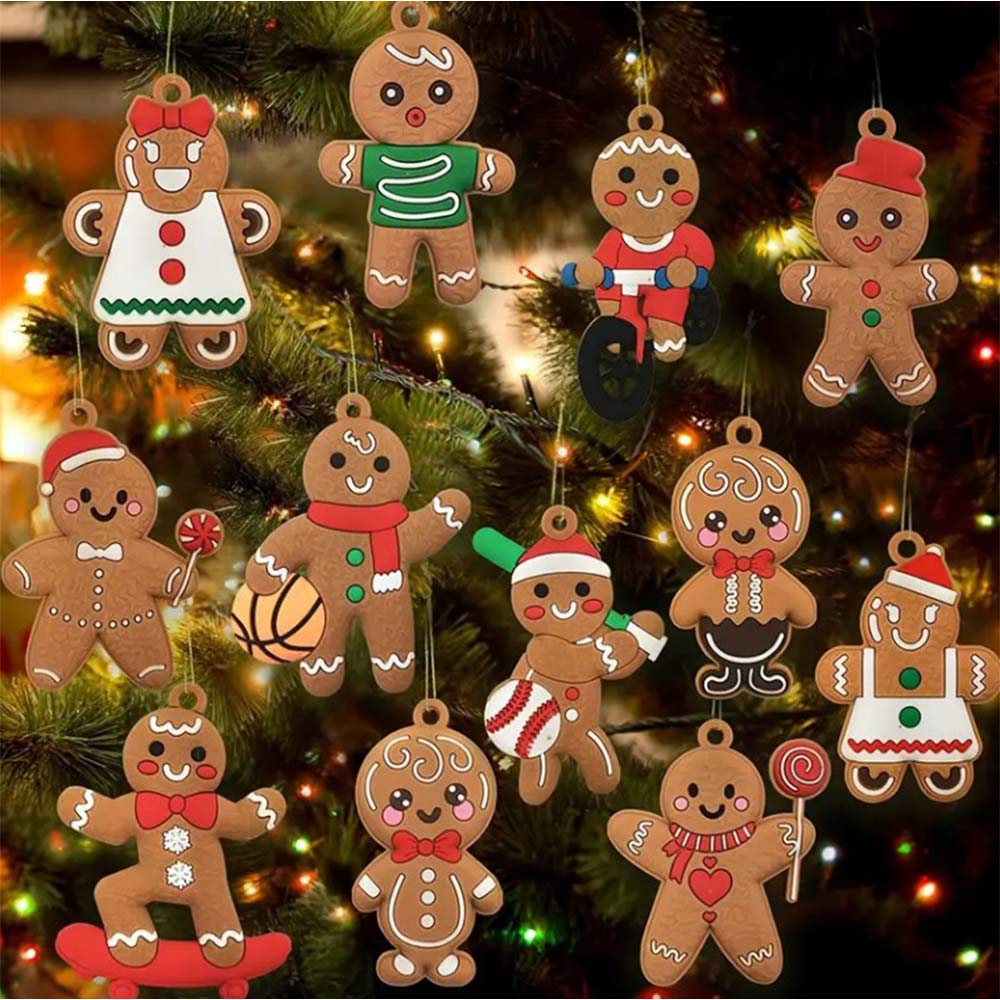Gingerbread Man Christmas Ornaments for Christmas Tree Decorations | JOLLIFABLE™