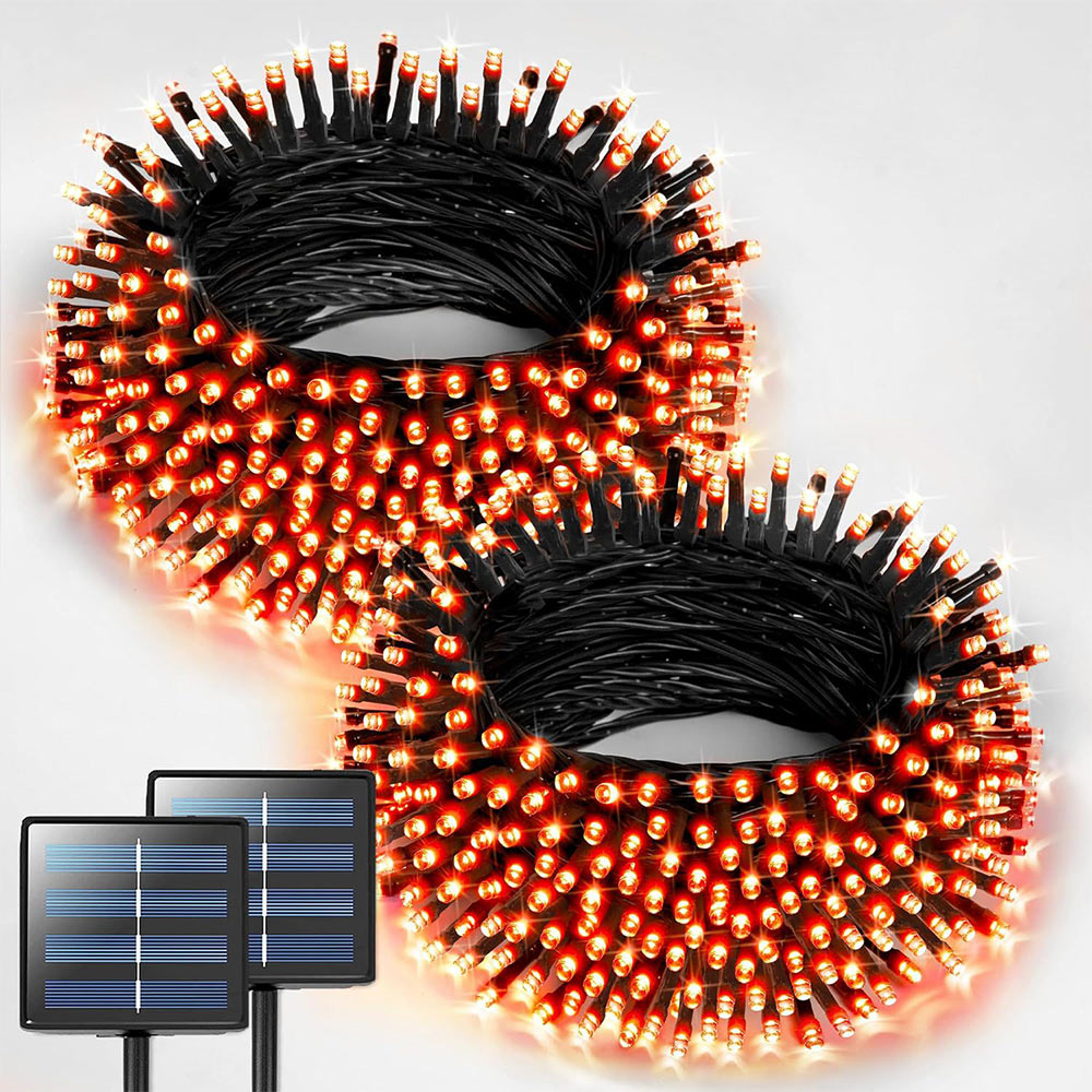 2 Pack Total 400LED Solar String Lights, Christmas Solar Outdoor Lights Party Yard Decoration | JOLLIFABLE™
