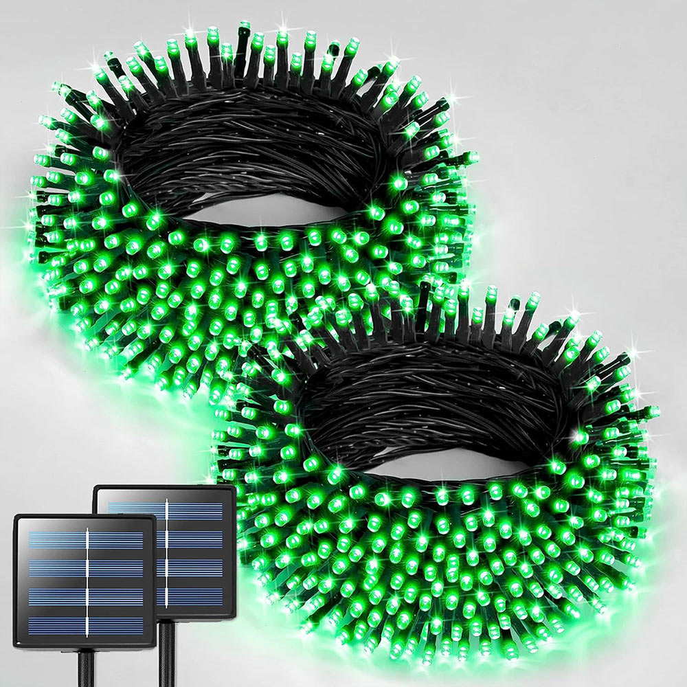 2 Pack Total 400LED Solar String Lights, Christmas Solar Outdoor Lights Party Yard Decoration | JOLLIFABLE™