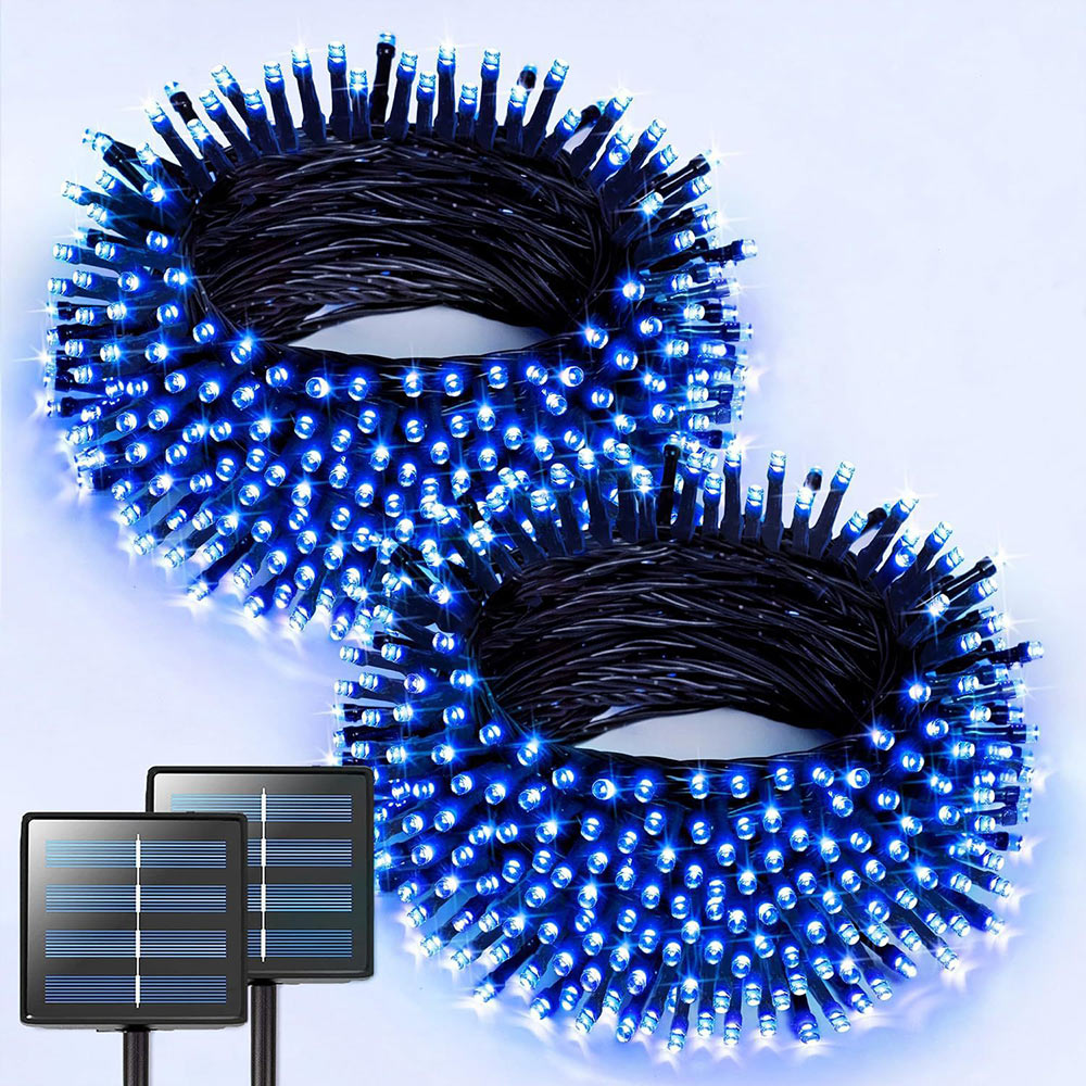 2 Pack Total 400LED Solar String Lights, Christmas Solar Outdoor Lights Party Yard Decoration | JOLLIFABLE™